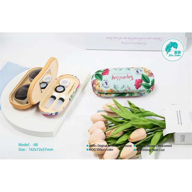 double layer eyeglasses case